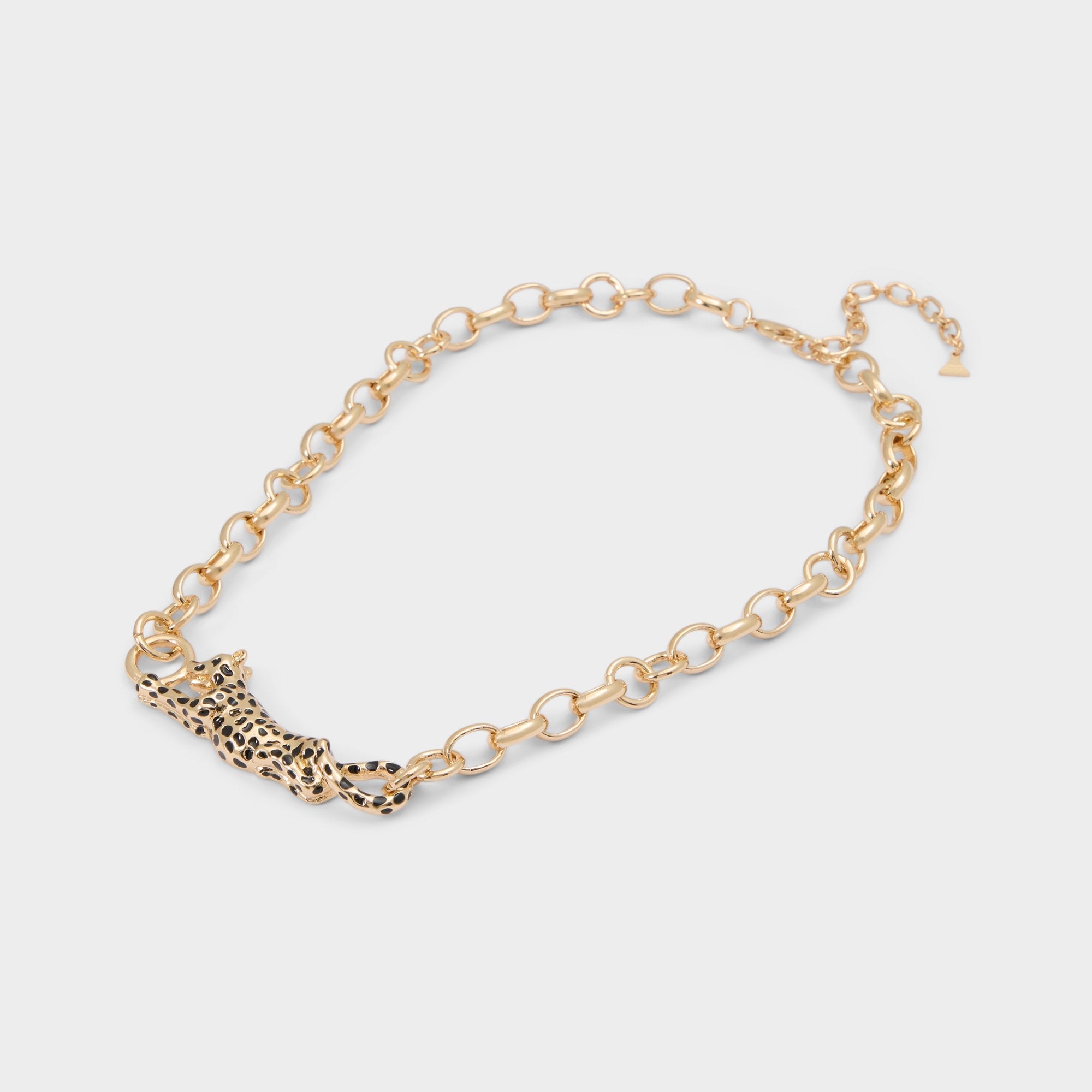 Aldo Panthere in Black Gold Multi - Pendant necklace Black/gold multi