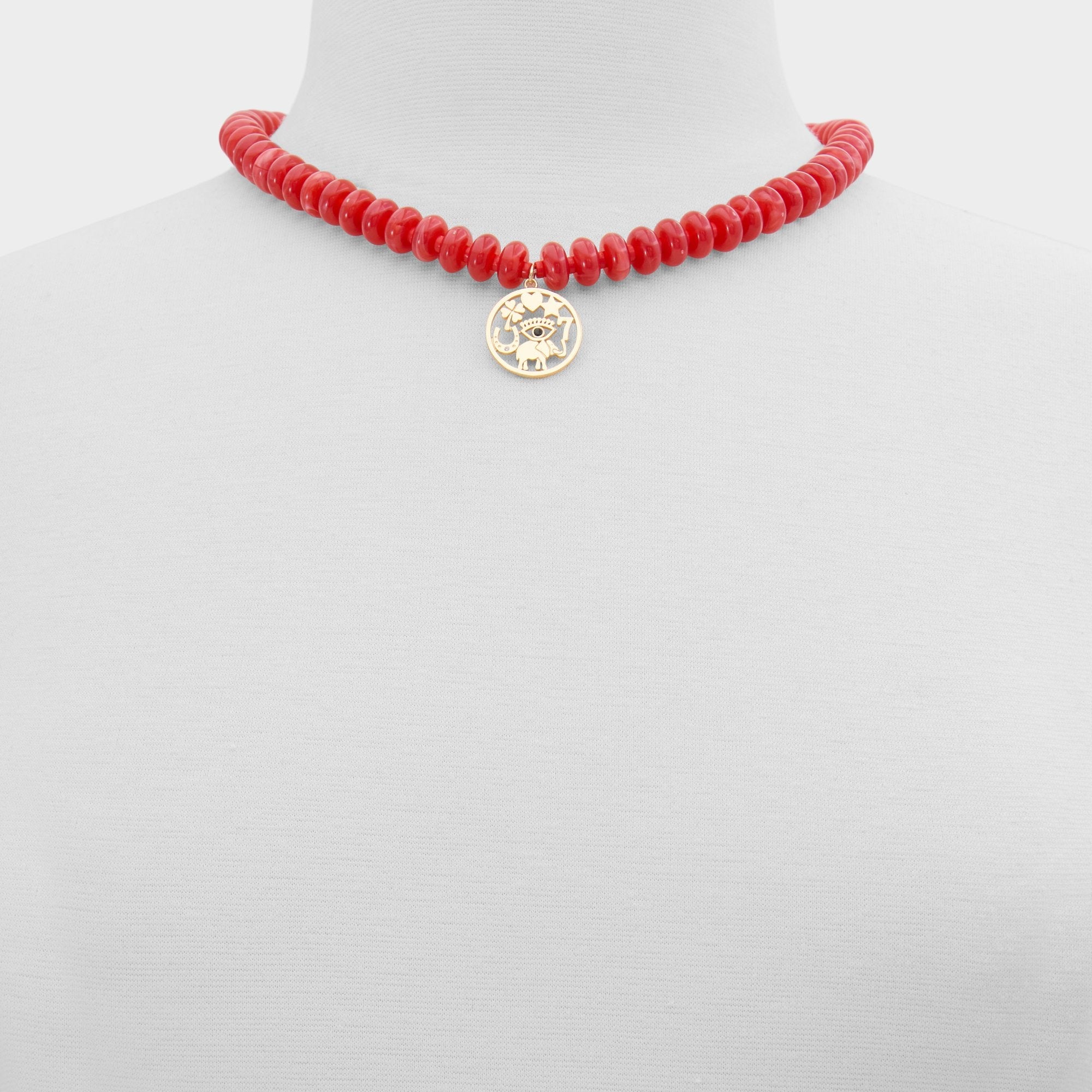 Aldo Myluckycharm in Red - Pendant necklace Red