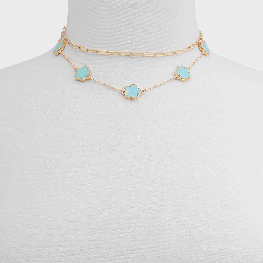 Aldo Feelinblue Turquoise Women's Necklaces - Layered necklace Turquoise