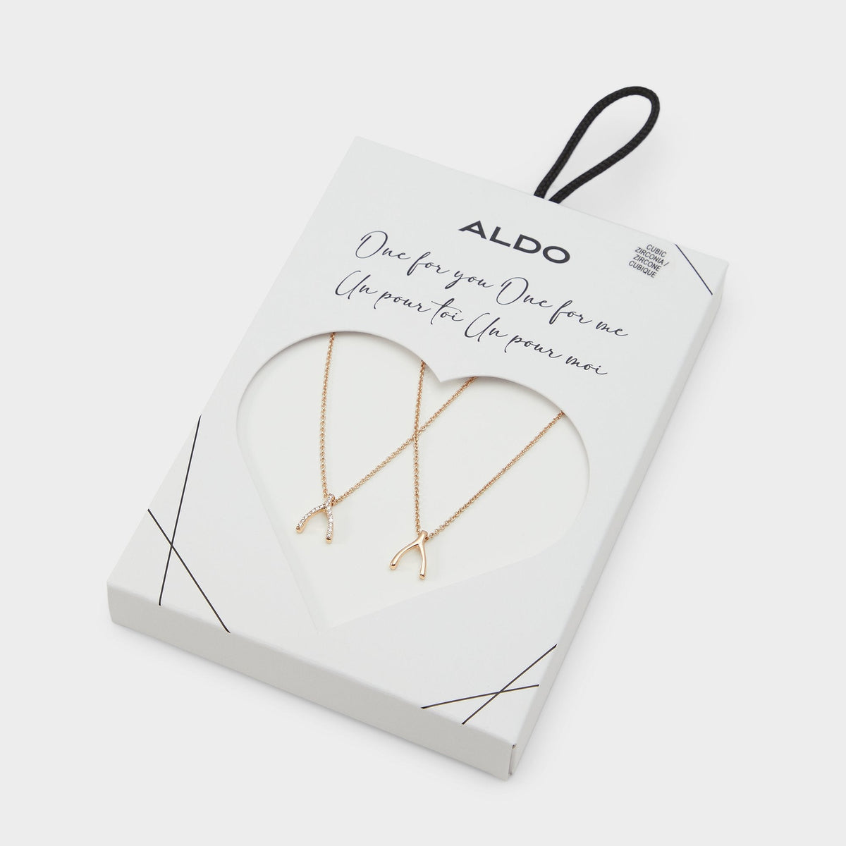 Aldo Makeawish Gold/Clear Multi Women's Necklaces - Gift set Gold/Clear Multi