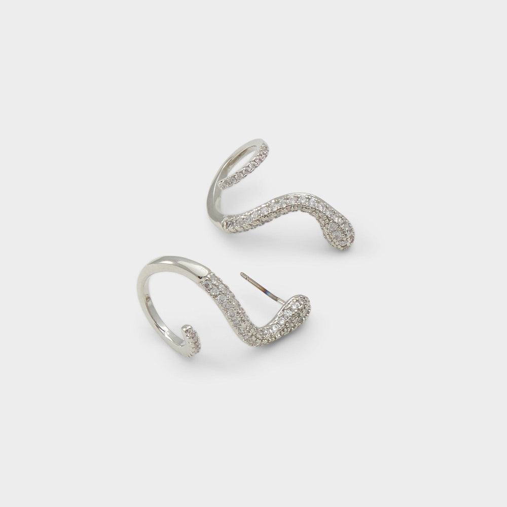 Aldo Popeye Silver/Clear Multi Women's Earrings - Earrings Silver/Clear Multi