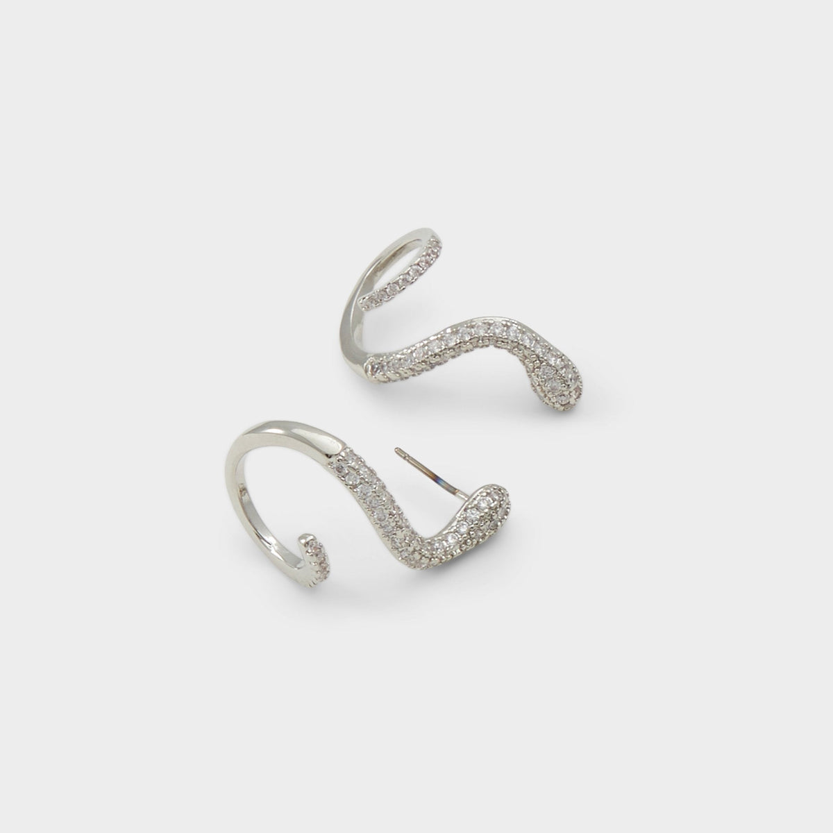 Aldo Popeye Silver/Clear Multi Women's Earrings - Earrings Silver/Clear Multi