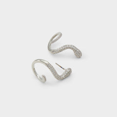 Aldo Popeye Silver/Clear Multi Women's Earrings - Earrings Silver/Clear Multi