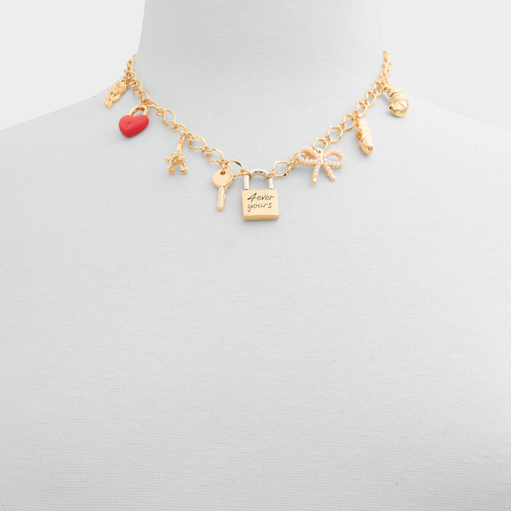 Aldo Ponddamours Red Women's Necklaces - Charm necklace Red