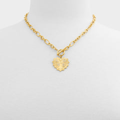 Aldo Lovechaine in Gold Clear Multi - Necklace Gold/Clear Multi