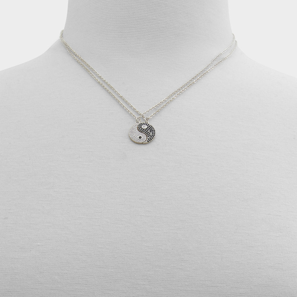 Aldo Yintomyyang Black/Silver Multi Women's Necklaces - Necklace Black/Silver Multi