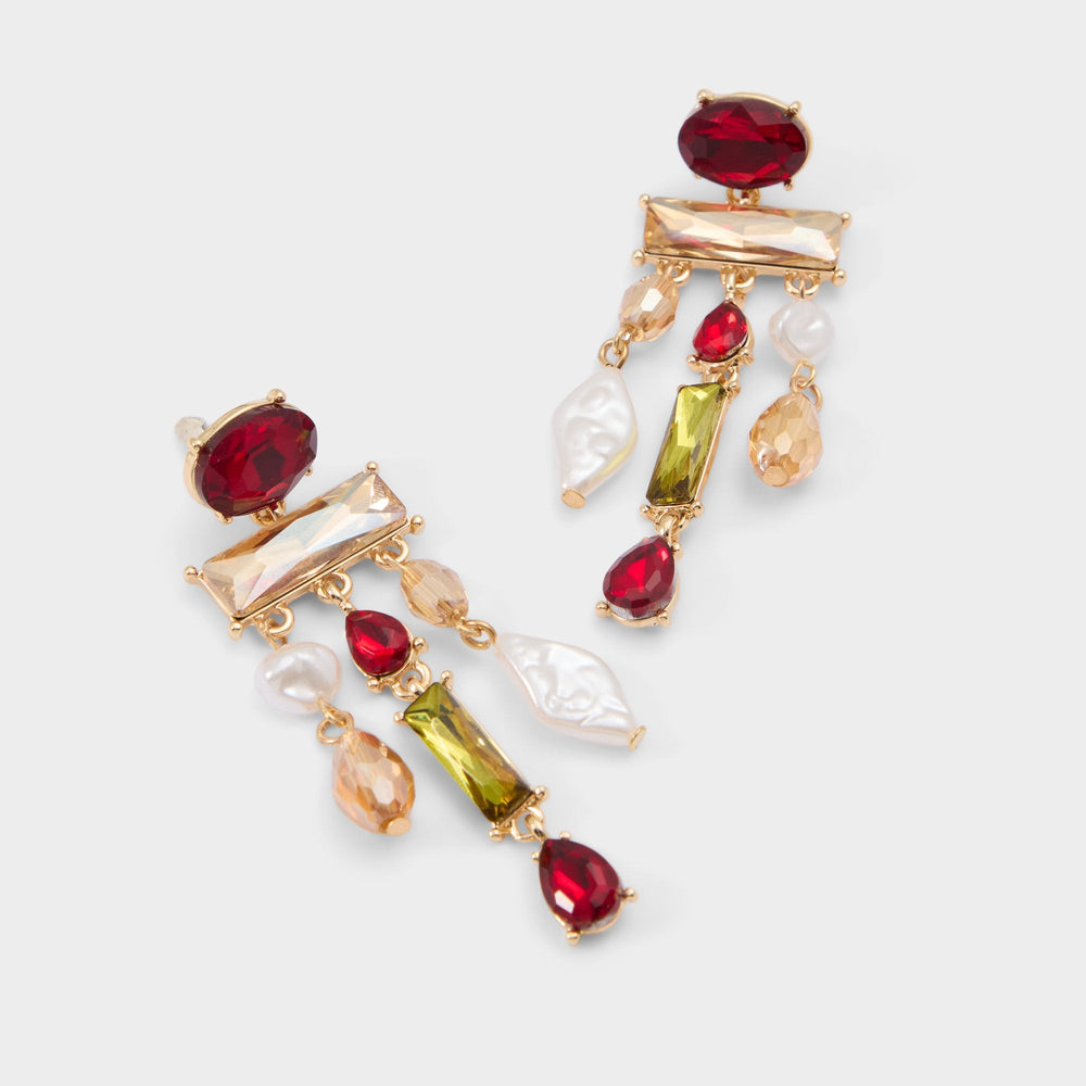 Aldo Savannahh in Bordo - Chandelier earrings Bordo