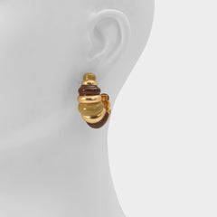 Aldo Samarra in Light Brown - Hoop earrings Light brown