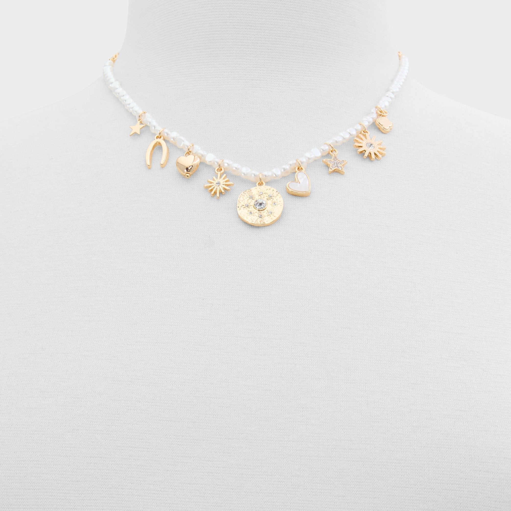 Aldo Lukaa in Ice - Charm necklace Ice