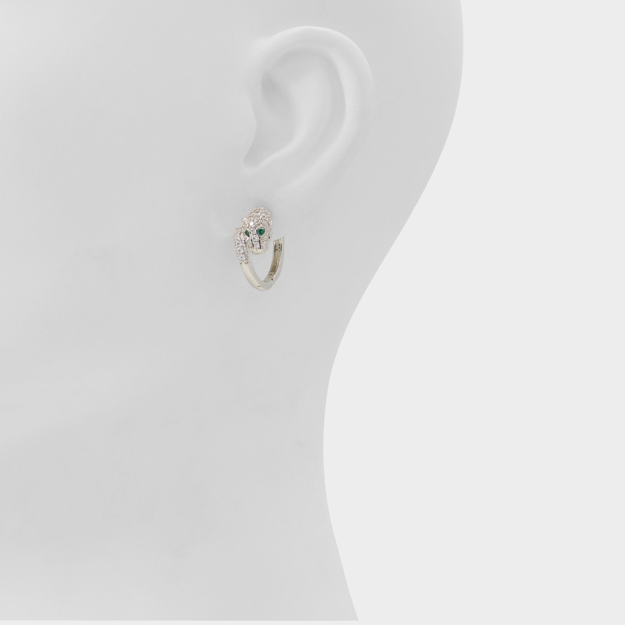 Aldo Strigidae in Silver Clear Multi - Hoop earrings Silver/clear multi