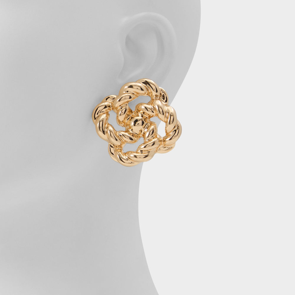 Aldo Doubleknot in Gold - Statement earrings Gold
