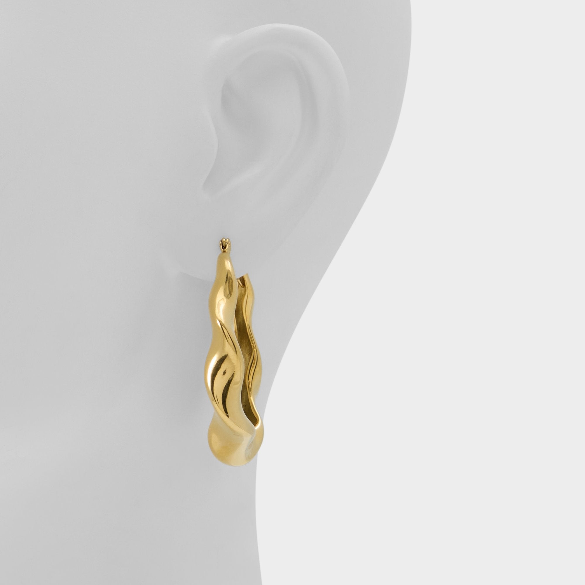 Aldo Patroklos Gold Women's Earrings - Hoop earrings Gold