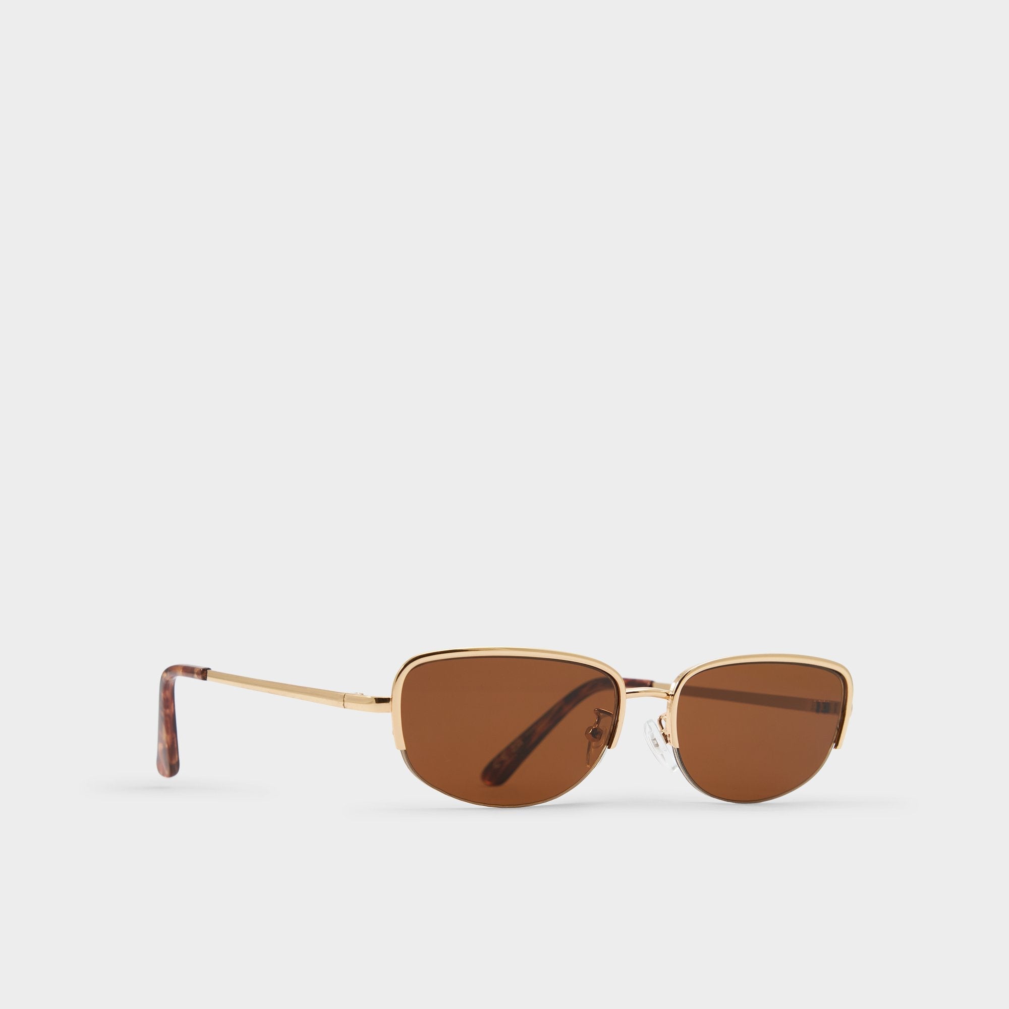 Aldo Lexara Gold Women's Square - Rectangle sunglasses Gold