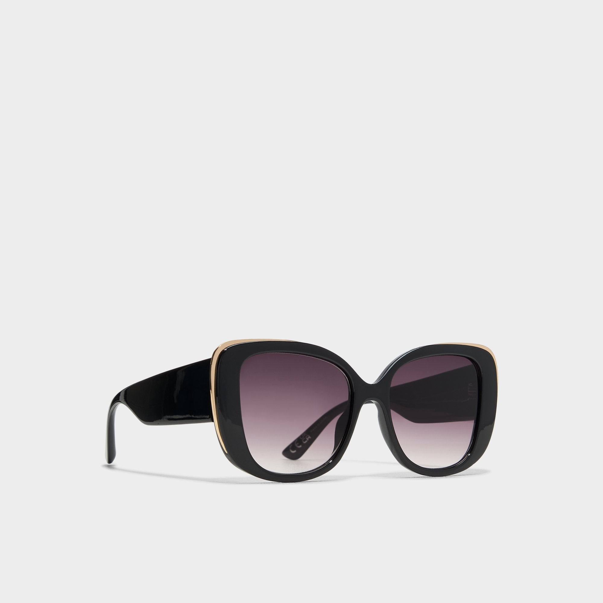 Aldo Dorkayx Black/Gold Multi Women's Square - Square sunglasses Black/Gold Multi