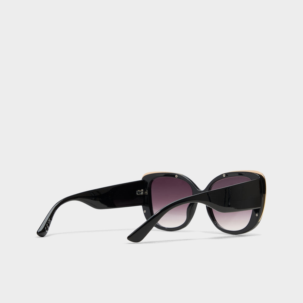 Aldo Dorkayx Black/Gold Multi Women's Square - Square sunglasses Black/Gold Multi