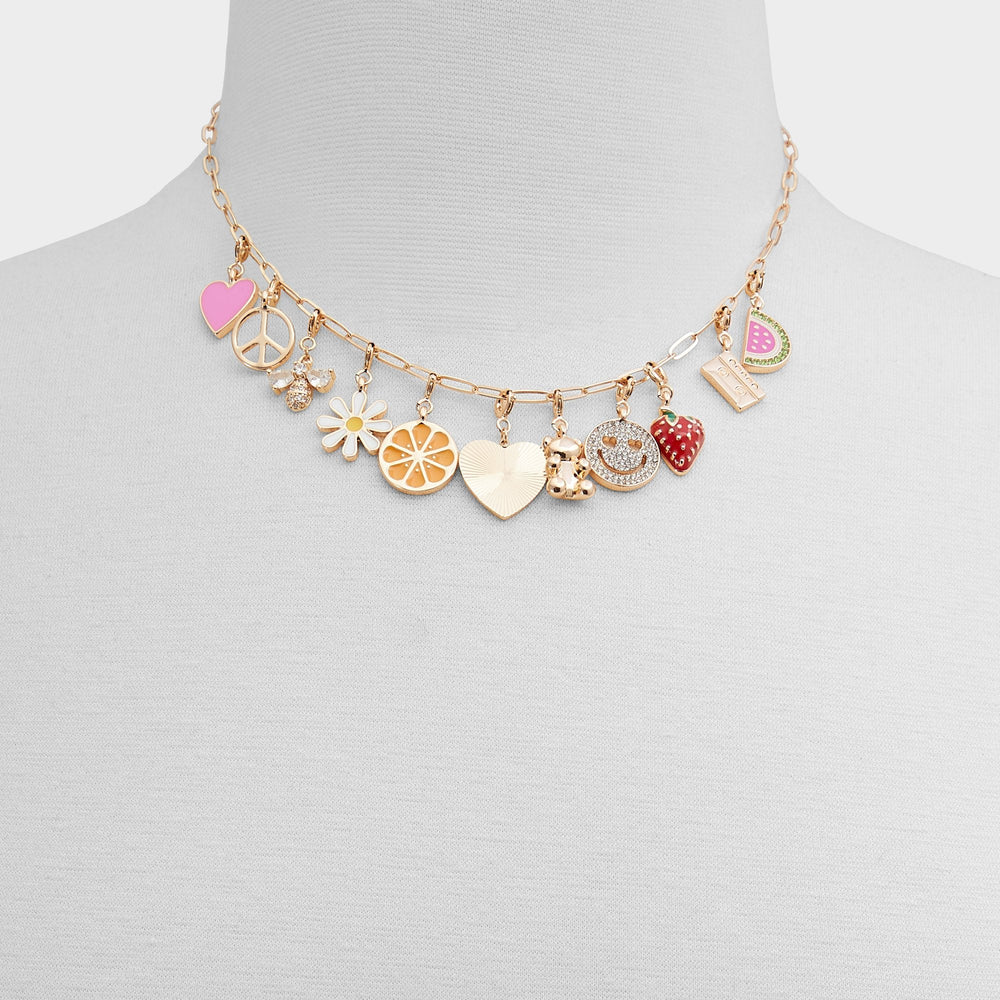 Aldo Charmcrazy Bright Multi Women's Necklaces - Charm necklace Bright Multi