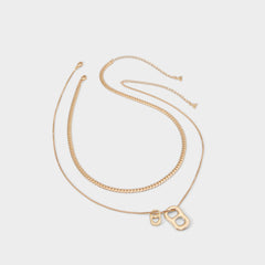 Aldo Lovecapsn Gold Women's Necklaces - Necklace Gold