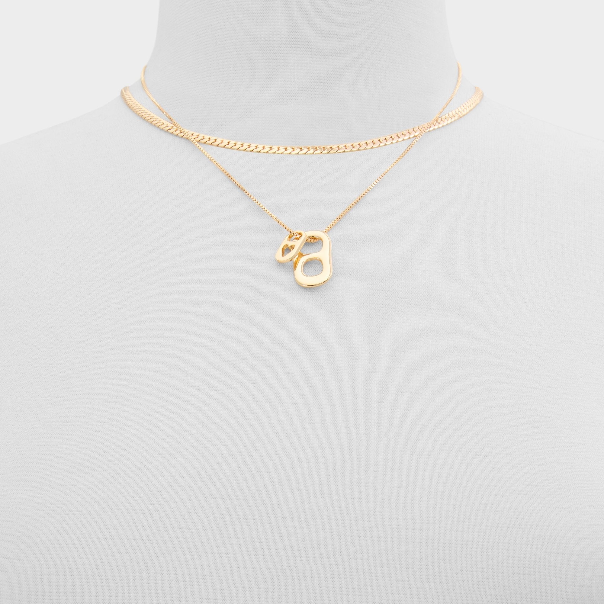 Aldo Lovecapsn Gold Women's Necklaces - Necklace Gold