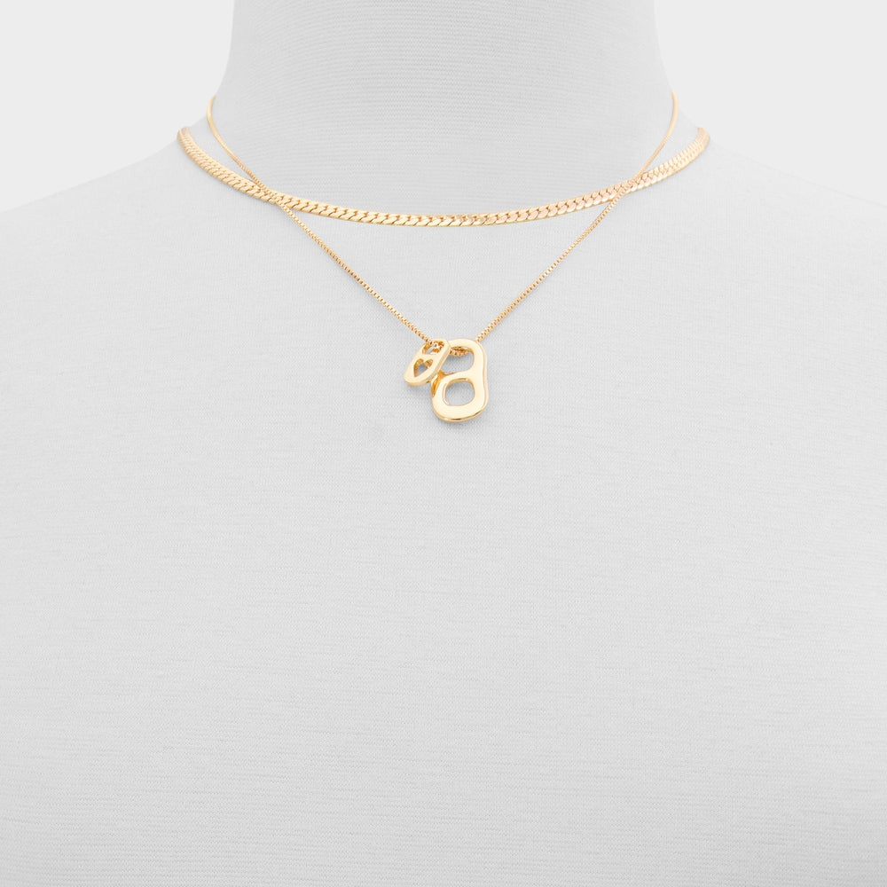 Aldo Lovecapsn Gold Women's Necklaces - Necklace Gold
