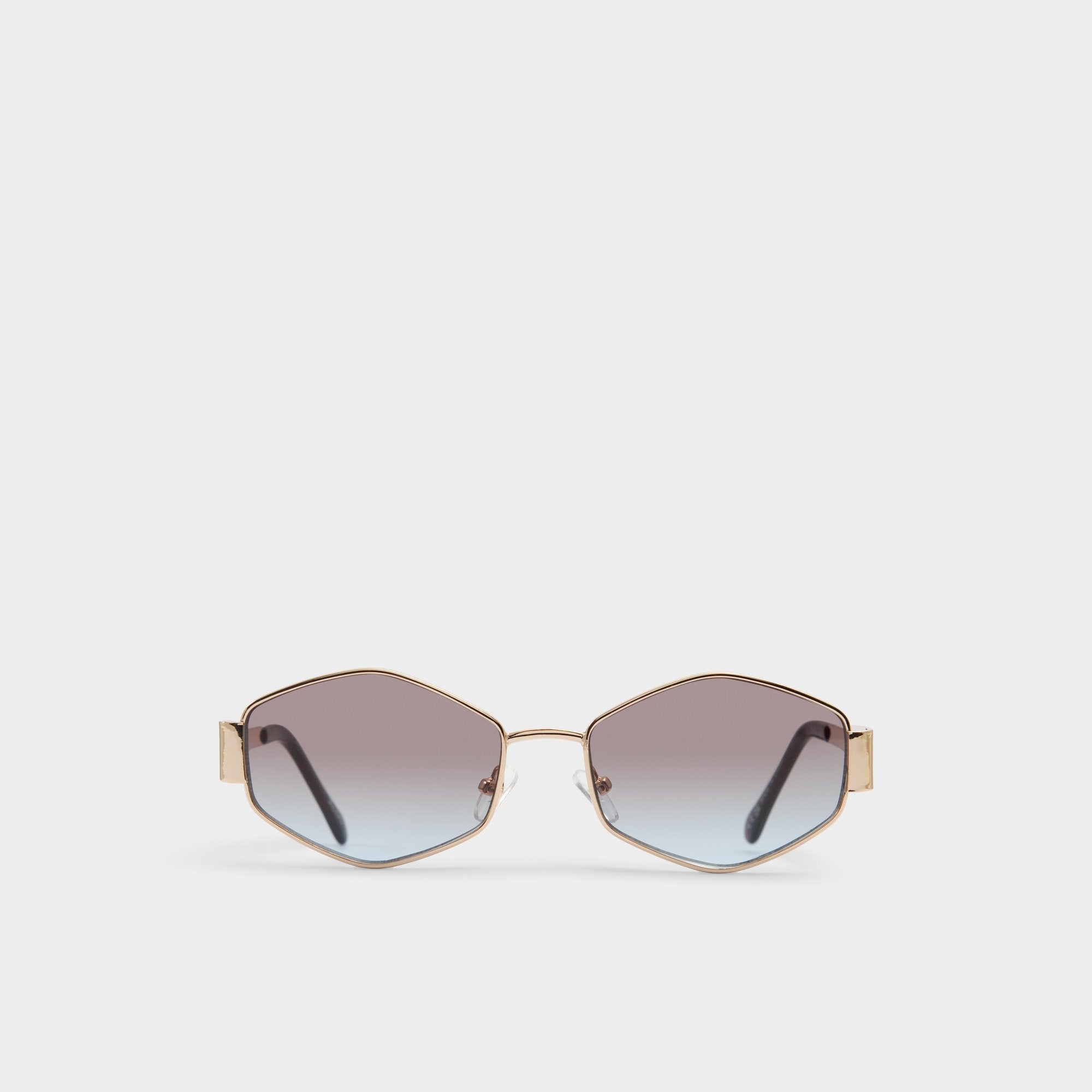 Aldo Rilibaen Gold Women's Round - Sunglasses Gold