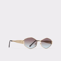 Aldo Rilibaen Gold Women's Round - Sunglasses Gold