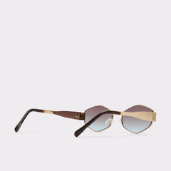 Aldo Rilibaen Gold Women's Round - Sunglasses Gold