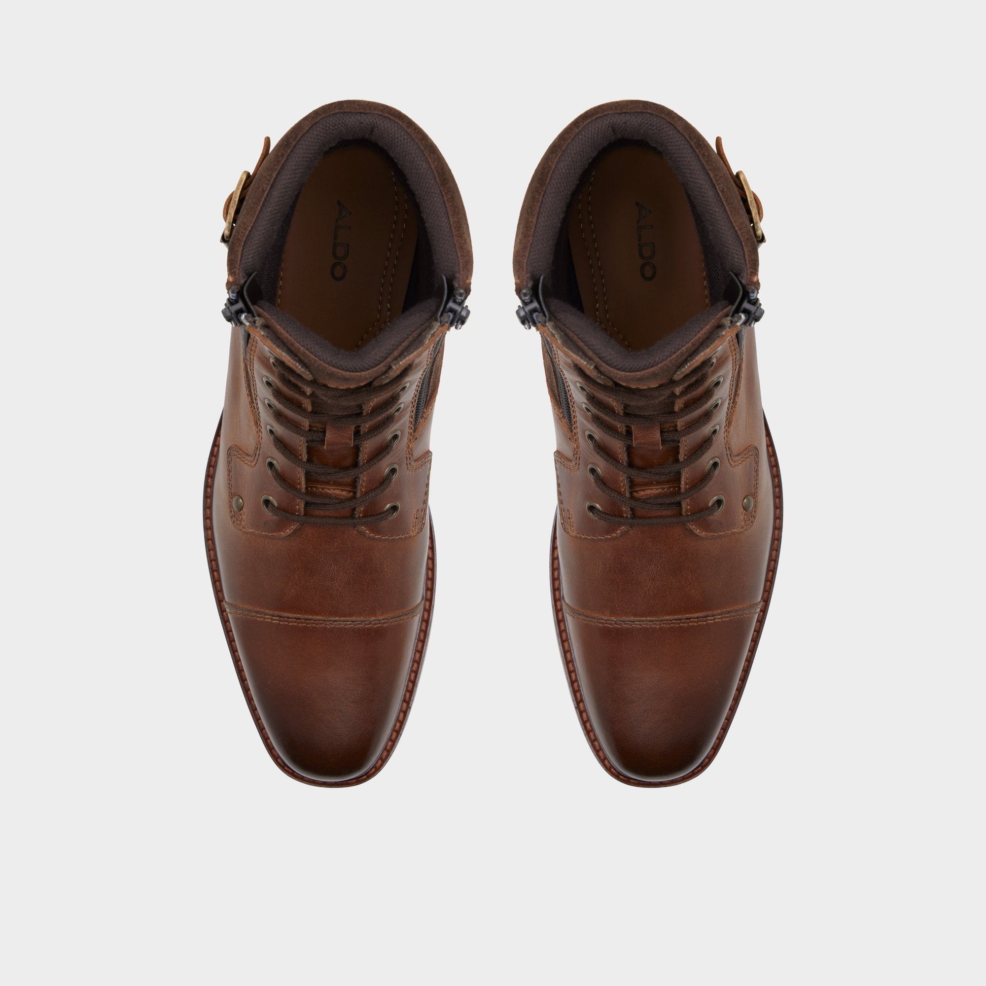 Aldo Constantine Dark Brown Men's Lace-up boots - Lace-up boot Dark brown