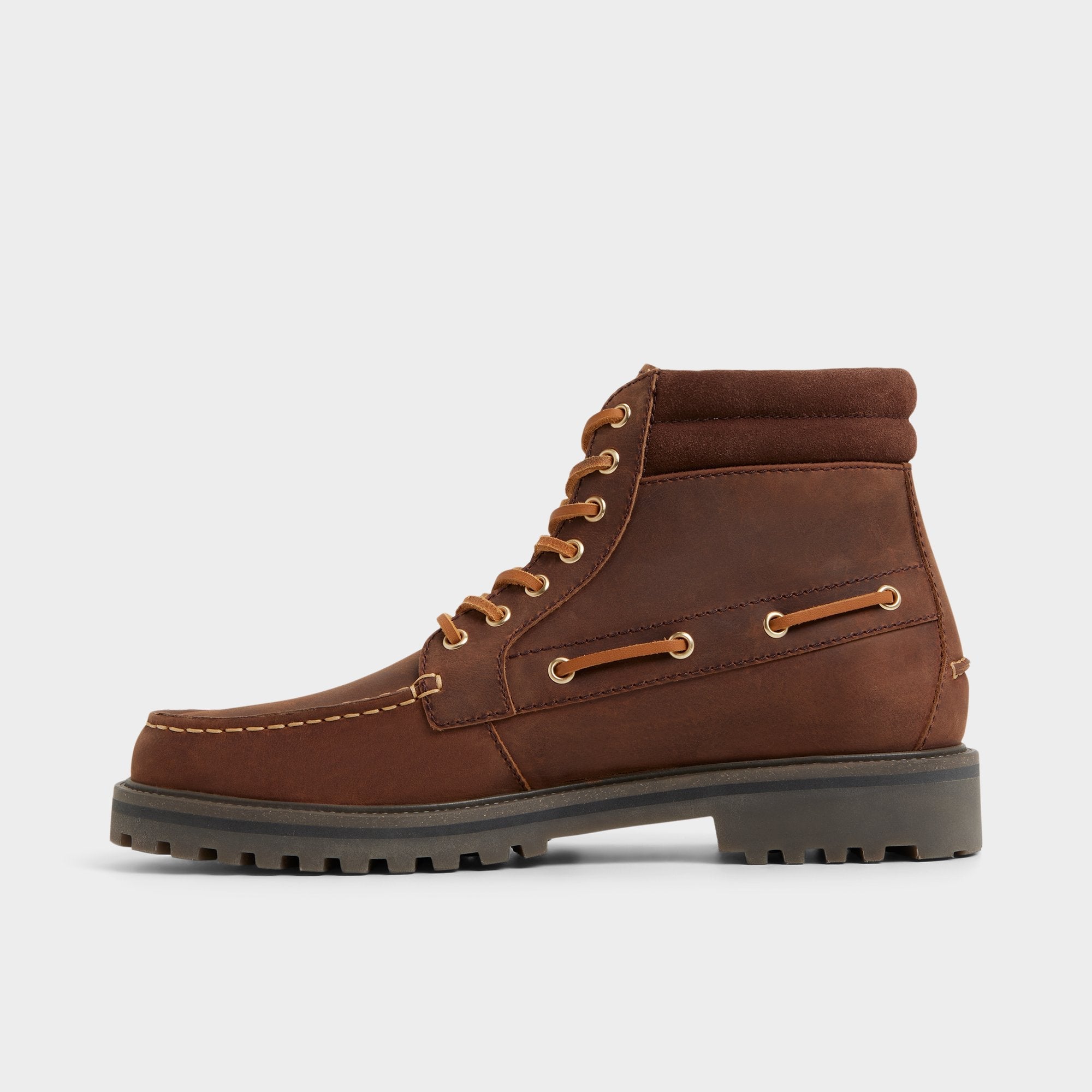 Aldo Farrell in Medium Brown - Combat boot, Lug sole Medium brown