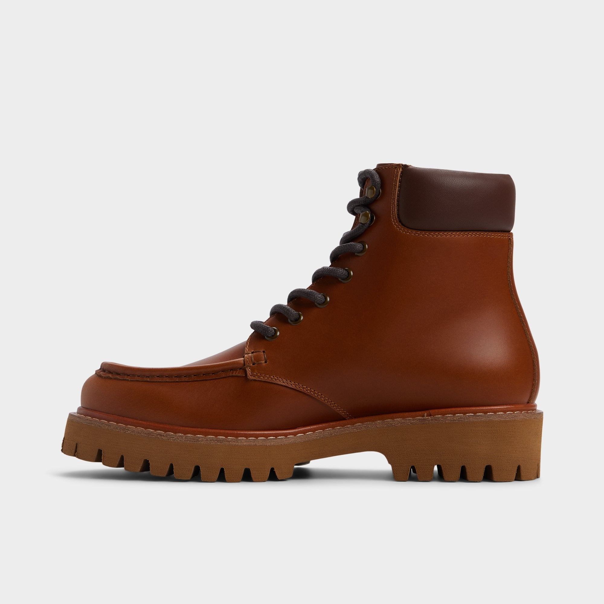 Aldo Grier in Cognac - Combat boot, Lug sole Cognac