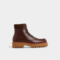 Aldo Grier in Medium Brown - Combat boot, Lug sole Medium brown
