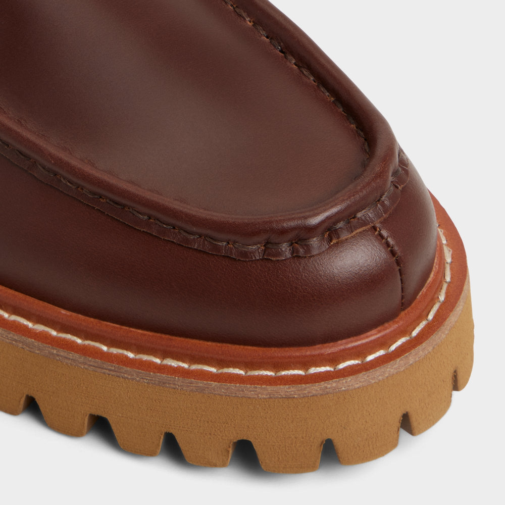 Aldo Grier in Medium Brown - Combat boot, Lug sole Medium brown