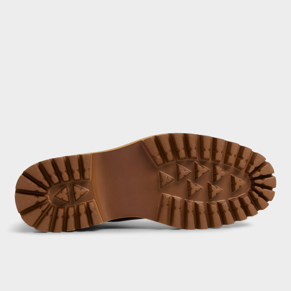 Aldo Grier in Medium Brown - Combat boot, Lug sole Medium brown