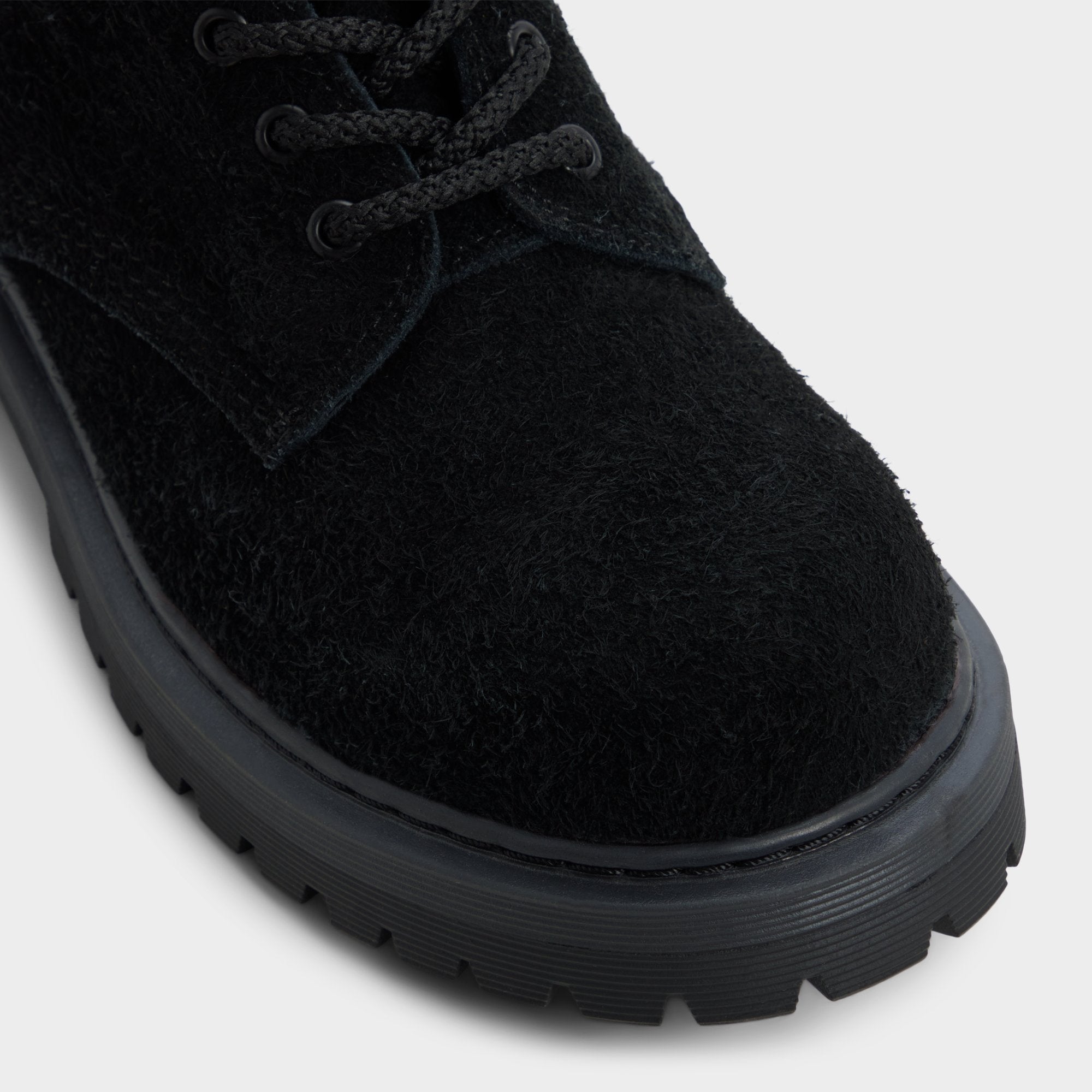 Aldo Doublezero in Black - Combat boot, Lug sole Black