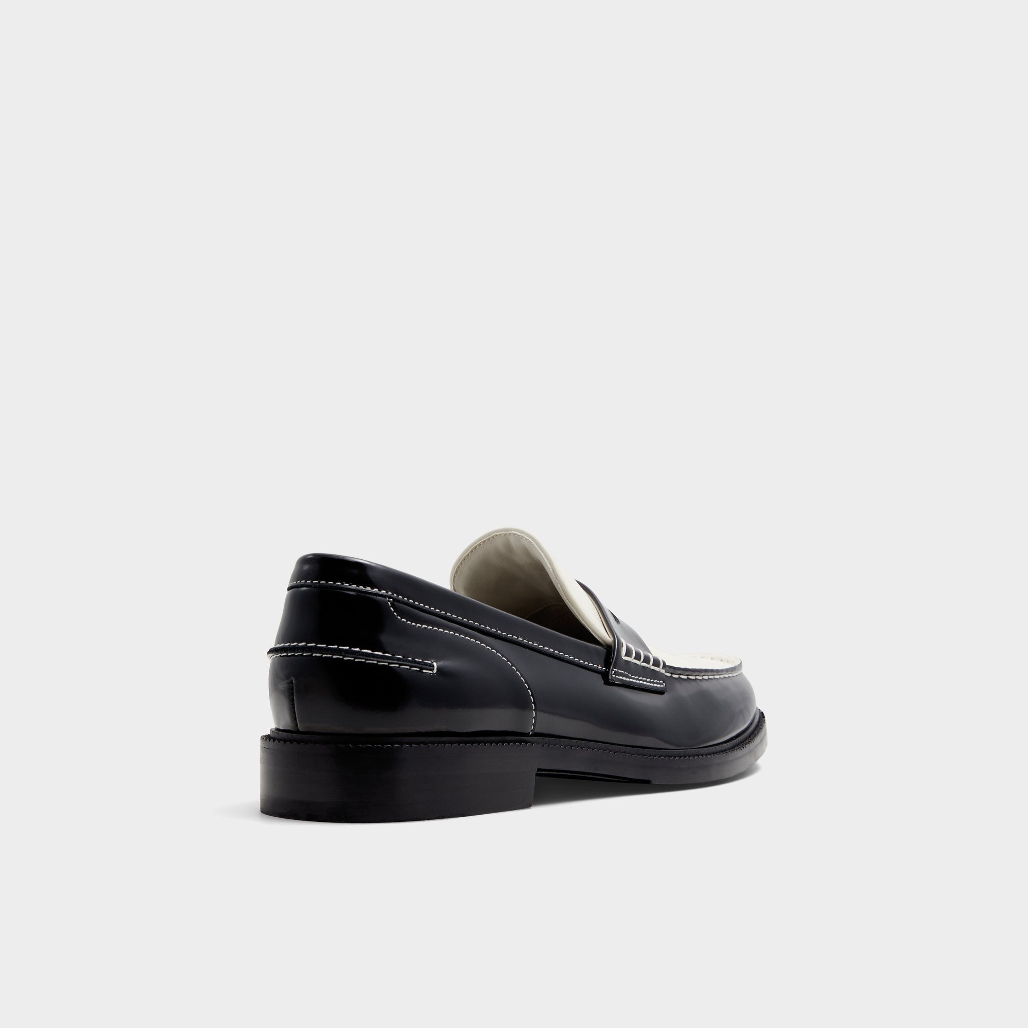 Aldo Kieran Black/White Men's Dress Shoes - Loafer Black/white