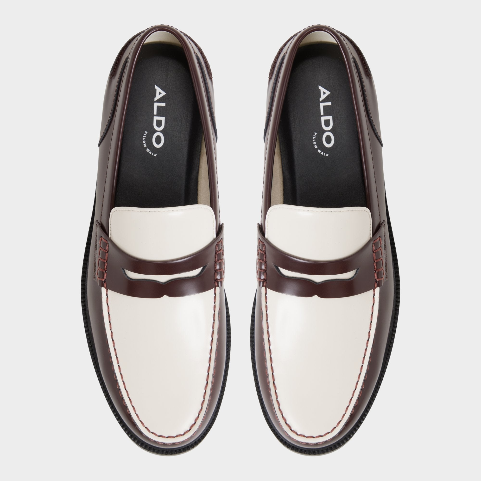 Aldo Kieran in Bordo - Loafer Bordo