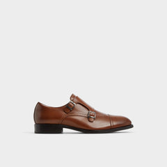 Aldo Zelasien in Cognac - Monkstrap loafer Cognac