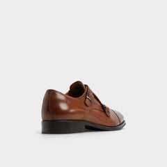 Aldo Zelasien in Cognac - Monkstrap loafer Cognac
