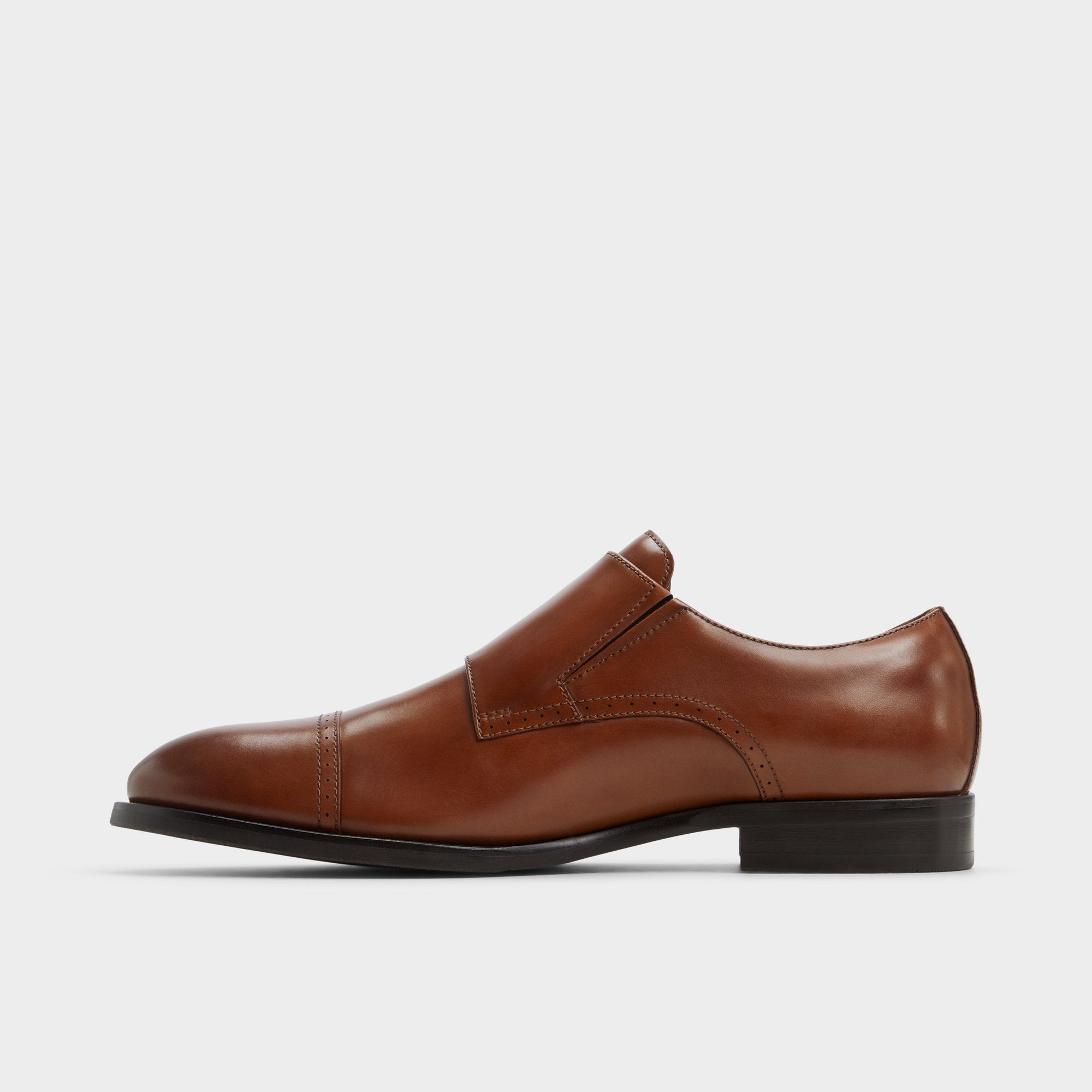 Aldo Zelasien in Cognac - Monkstrap loafer Cognac