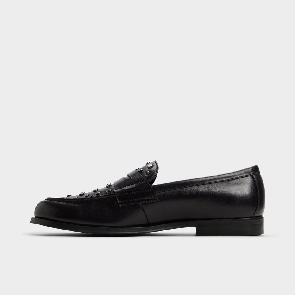 Aldo Keifer Black/Silver Multi Men's Dress Shoes - Loafer Black/silver multi