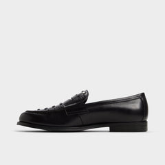 Aldo Keifer Black/Silver Multi Men's Dress Shoes - Loafer Black/silver multi
