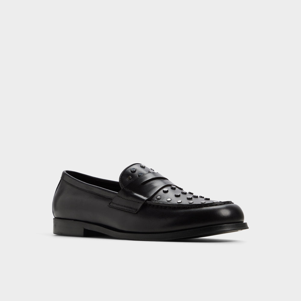 Aldo Keifer Black/Silver Multi Men's Dress Shoes - Loafer Black/silver multi