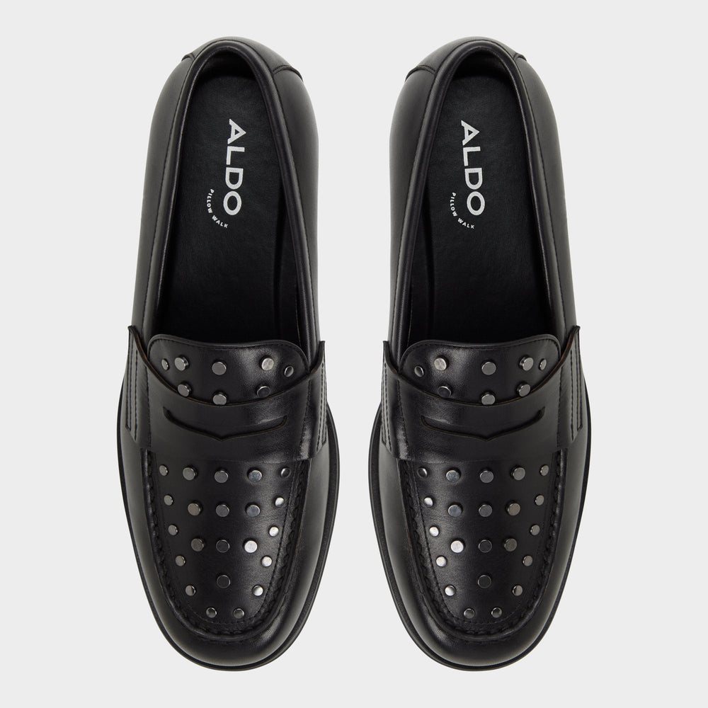 Aldo Keifer Black/Silver Multi Men's Dress Shoes - Loafer Black/silver multi
