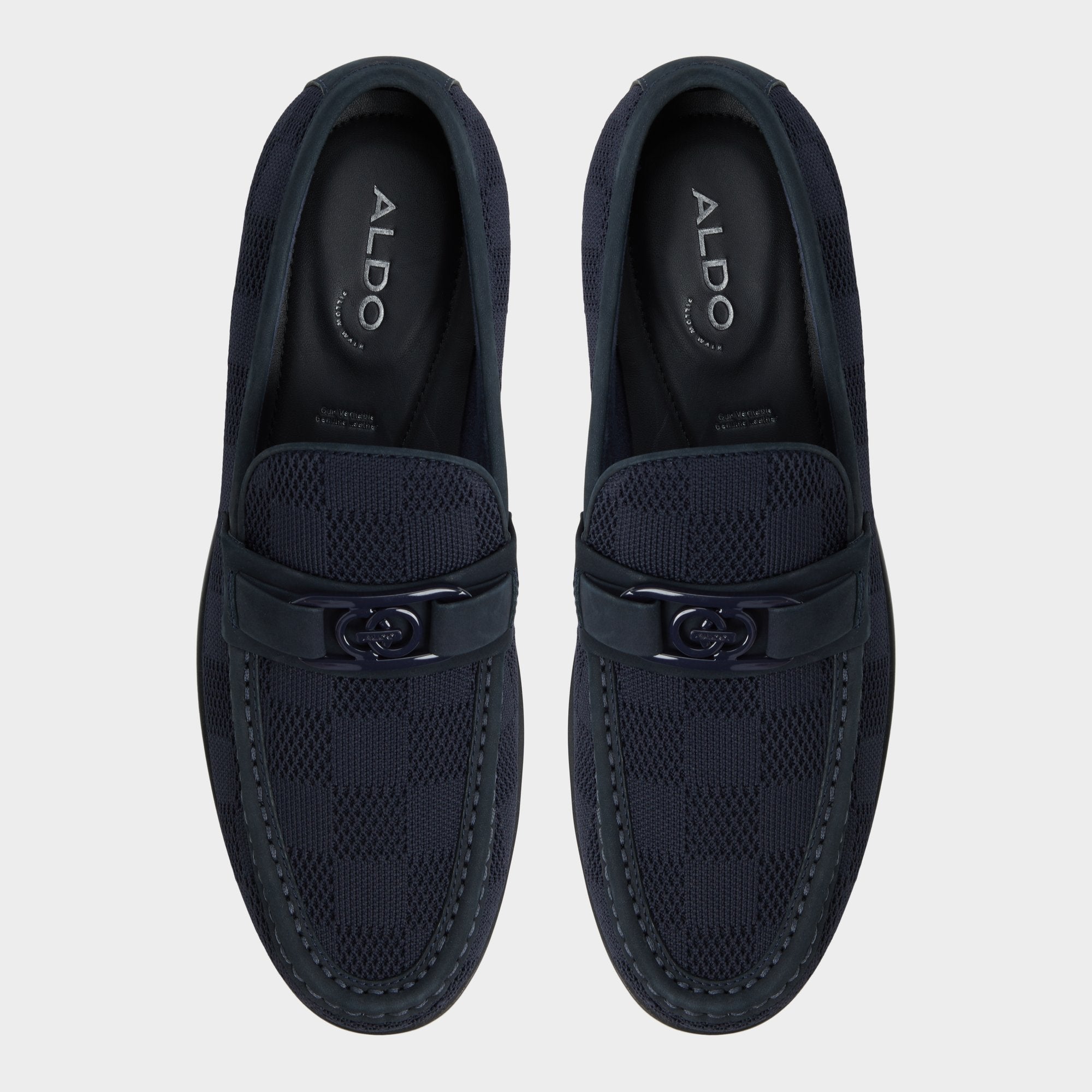 Aldo Hawley Navy Men's Dress Shoes - Loafer Navy