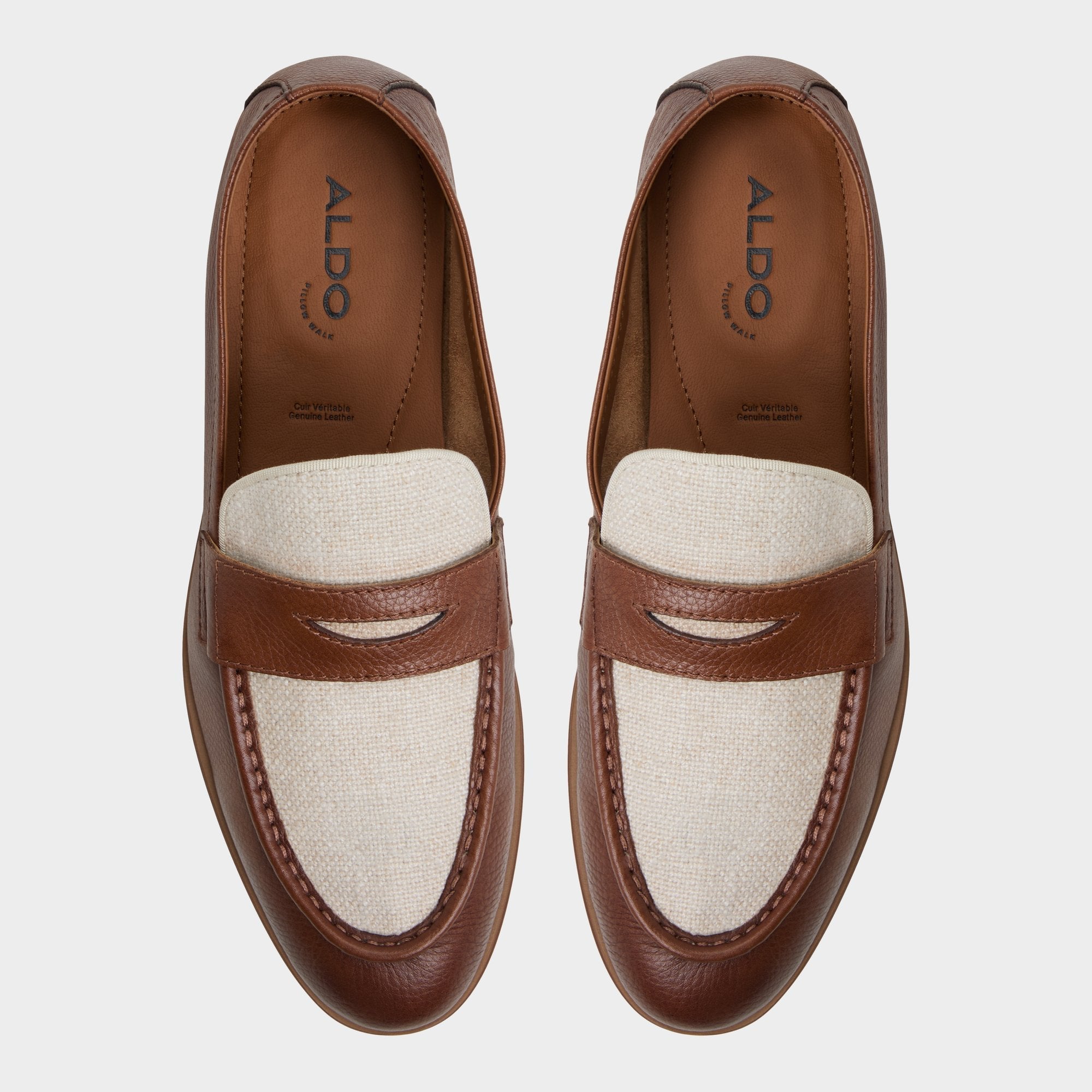 Aldo Fano Cognac Men's Loafers & Slip-Ons - Loafer Cognac