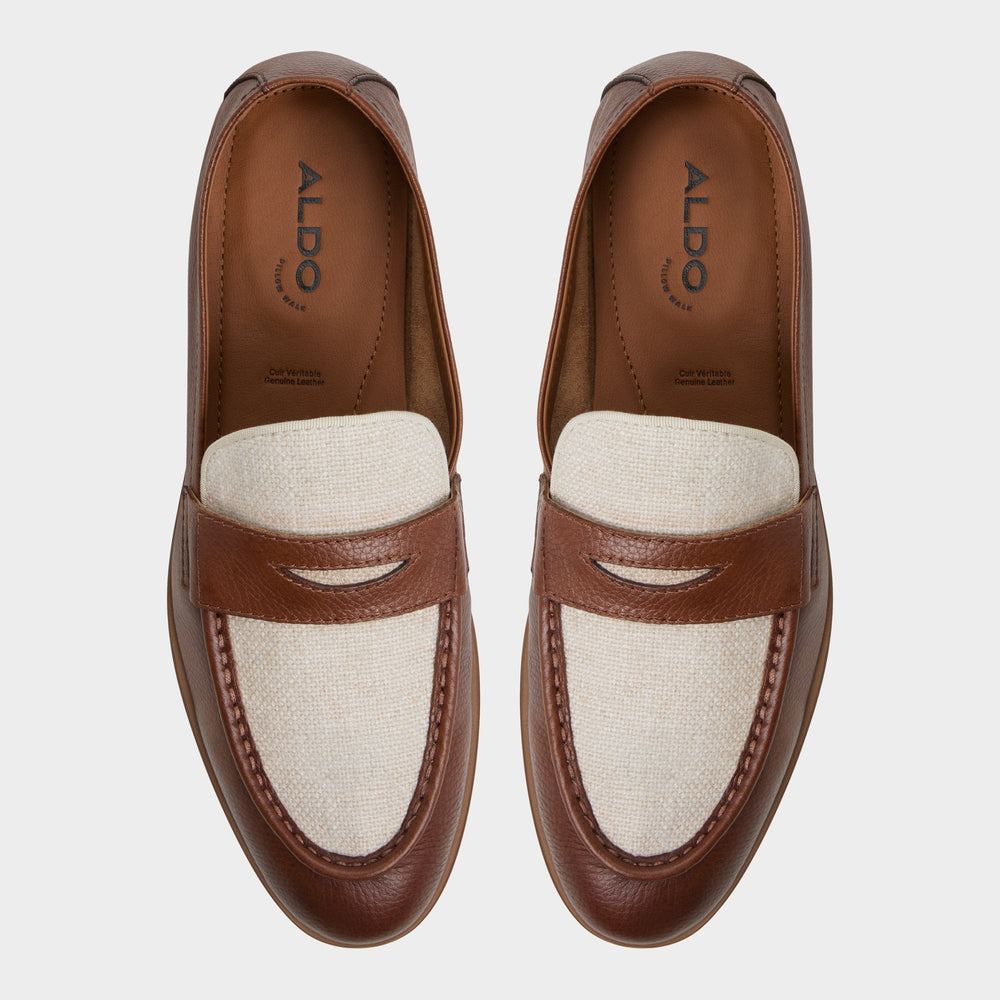 Aldo Fano Cognac Men's Loafers & Slip-Ons - Loafer Cognac