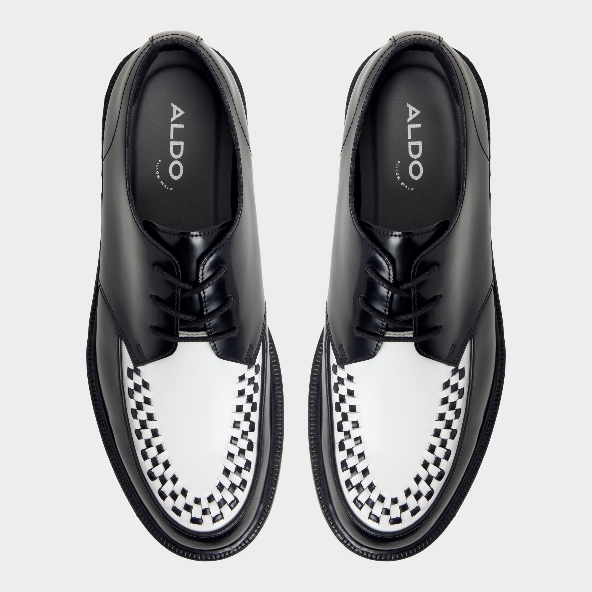 Aldo Rocco in Black White - Oxford shoe Black/White