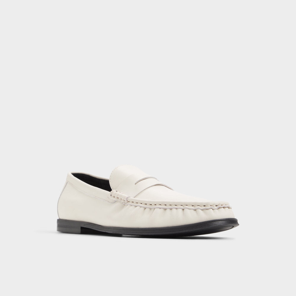 Aldo Speakeasy Ivory Men's Dress Shoes - Loafer Ivory
