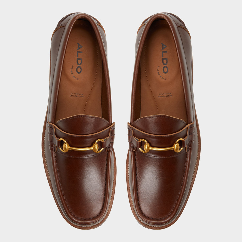 Aldo Wildwoodd Medium Brown Men's Dress Shoes - Loafer Medium Brown