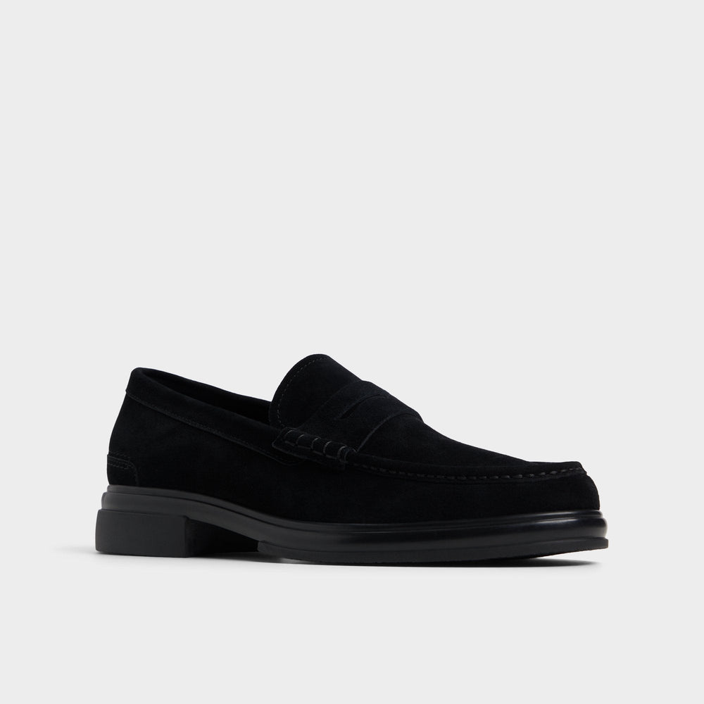 Aldo Tucker Black/Black Men's Dress Shoes - Loafer Black/Black