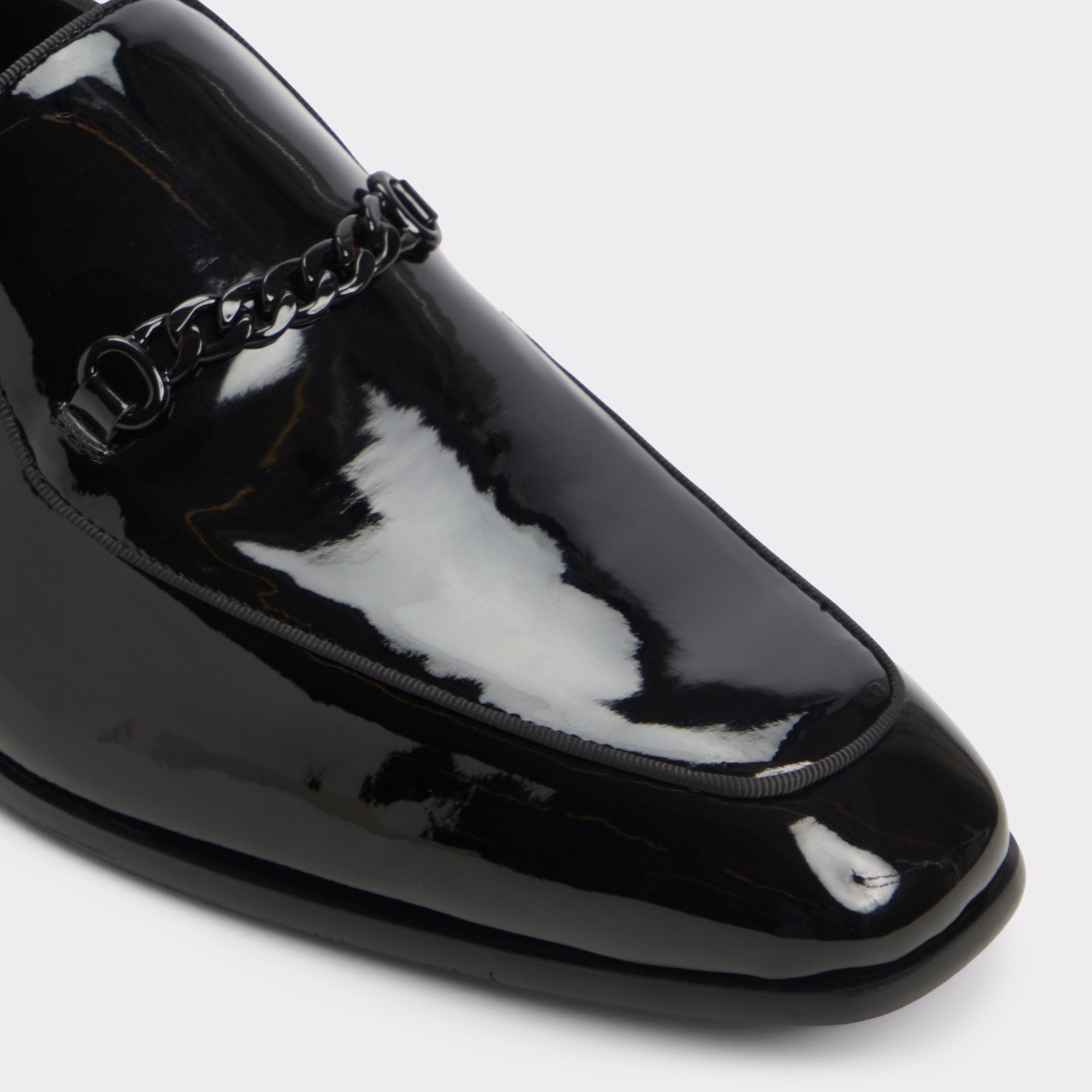 Aldo Umo Black Men's Dress Shoes - Loafer Black